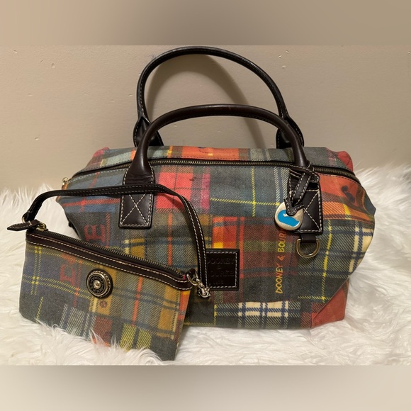 Dooney& Burke Large Bag & Wristlet - Picture 1 of 3